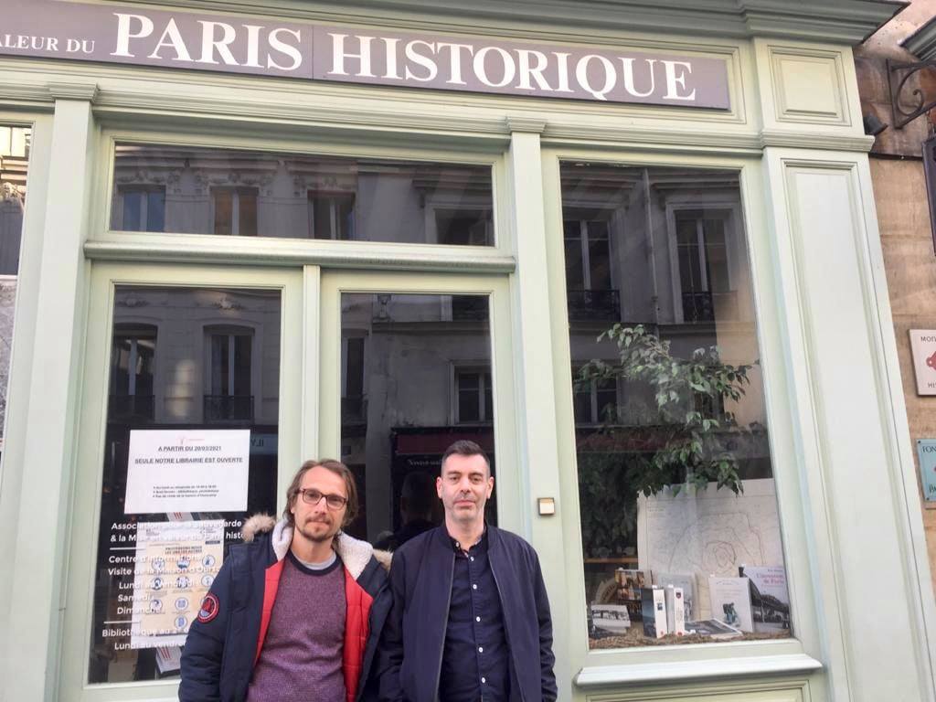 Lorànt Deutsch et Gregory Chaumet à Paris historique