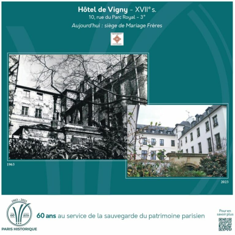 Paris historique Hôtel de Vigny