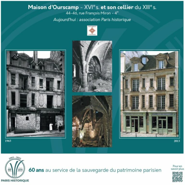Paris historique Maison d'Ourscamp 60 ansParis historique Maison d'Ourscamp 60 ans