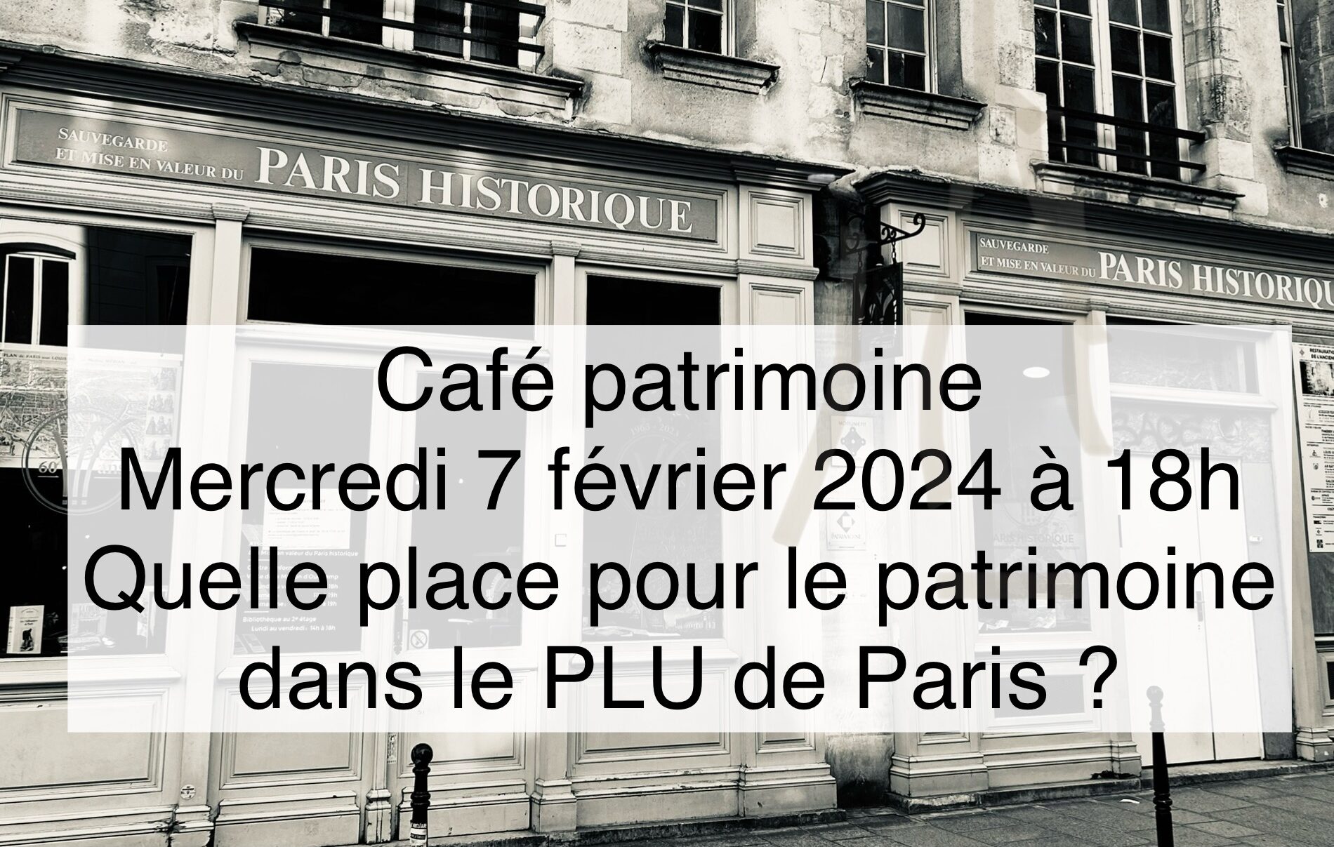 Café patrimoine PLU 7 02 24