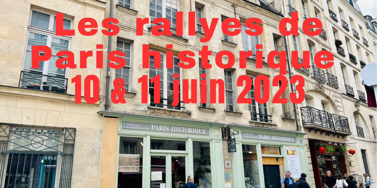 Rallyes de Paris historique 10 & 11 juin 2023